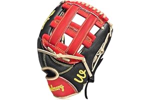WISDMERY Full Grain Leather Baseball Softball Glove Adult Youth Infield Outfield