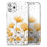 Design Skinz Karamfila Yellow & Gray Floral V1
