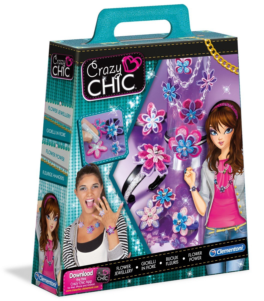Clementoni Crazy Chic Flower Power Creative Kit Buy Online In Andorra At Andorra Desertcart Com Productid 46013377