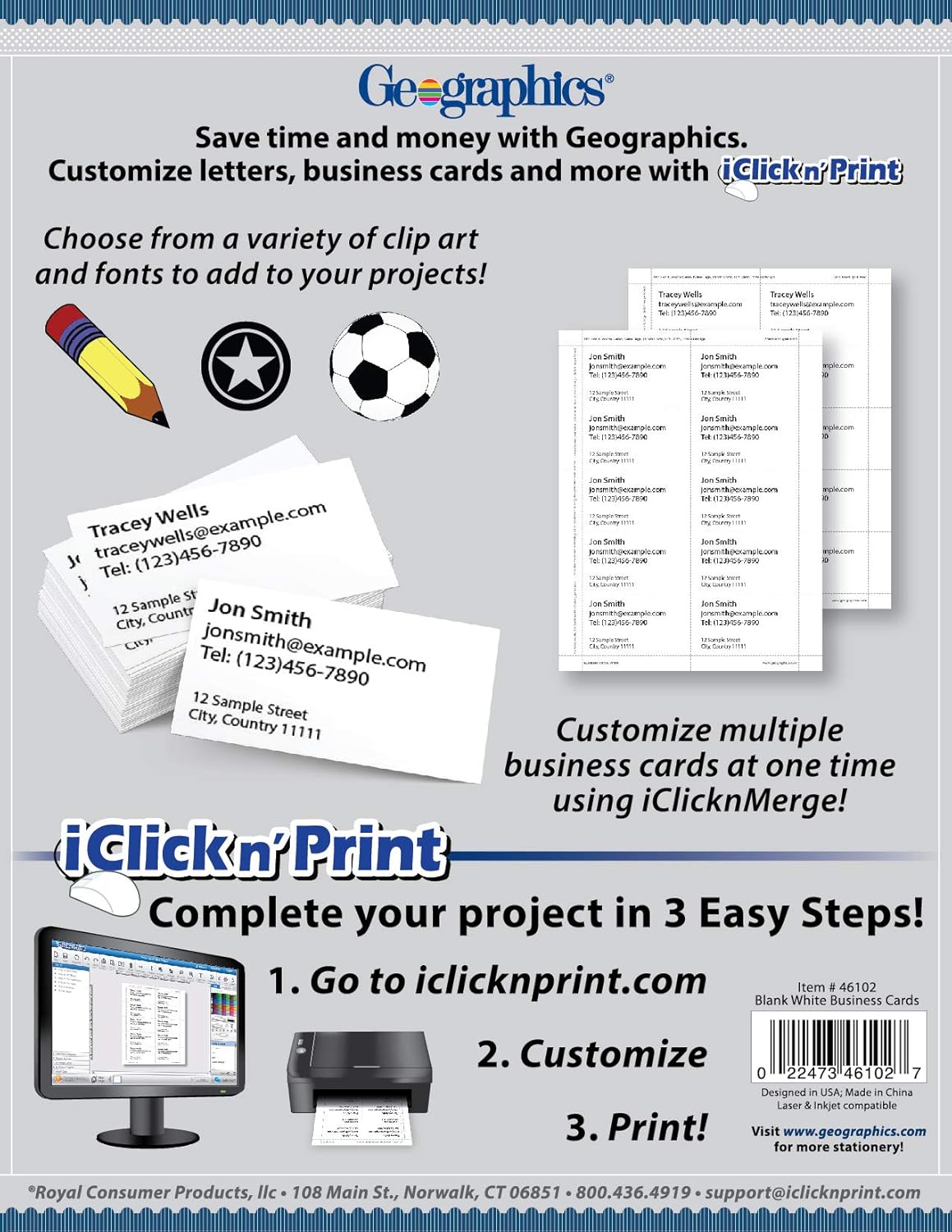 royal brites business cards