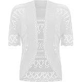 Womens Crochet Knitted Shrug Top 