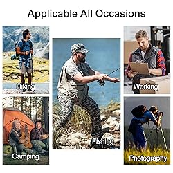 Flygo Men's Mesh Fishing Vest Multi-Pockets