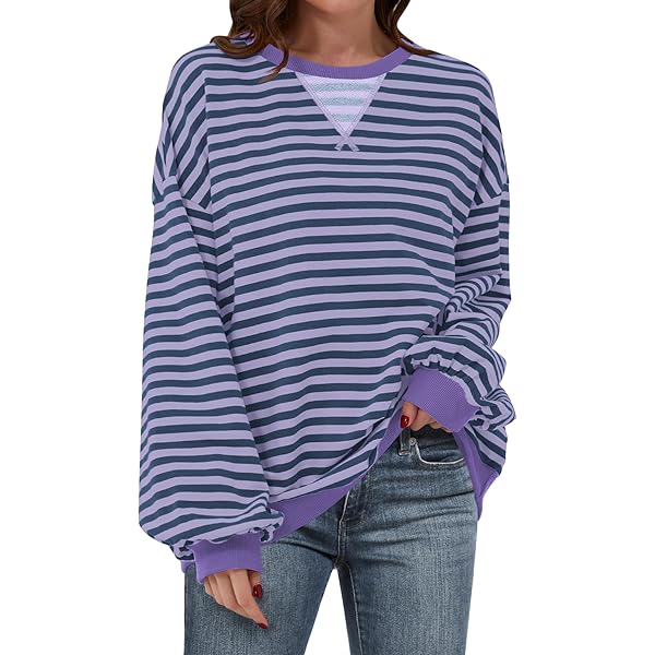 Amazon.com: XIEERDUO Crewneck Sweatshirts Women Oversized