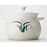 Uniware Heavy Duty Heat Proof Ceramic Pot, White, 5.3 Liter(8.6"D x 6.7"H /22cm D x 17CM H)