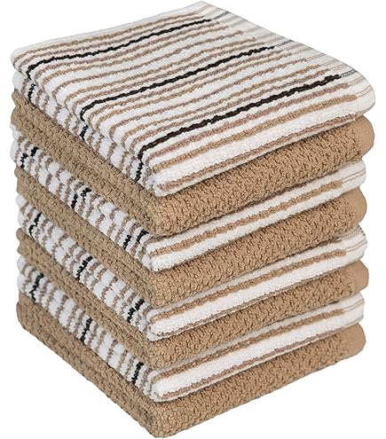 Bumble Towels Lot De 8 Torchons De Cuisine 100 % Coton Naturel