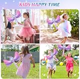 Britik Bubble Wand Kids Light Music Bubble Machine Fairy Wand Gift view 8