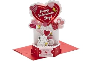 Hallmark Paper Wonder Musical Peanuts Pop Up Valentines Day Card (Plays Linus and Lucy), 999VCG1021