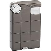 Xikar EX Single Jet Flame Lighter, Windproof, Durable Body, Easy Fuel Adjustment Wheel, Stylish Design, Protective Cap, Gunmetal