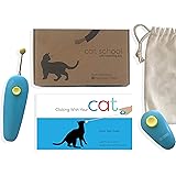 CAT SCHOOL Clicker Training Kit for Cats – Clicker Training Tools with Fun and Easy Step-by-Step Lessons. Teach Your Cat to F