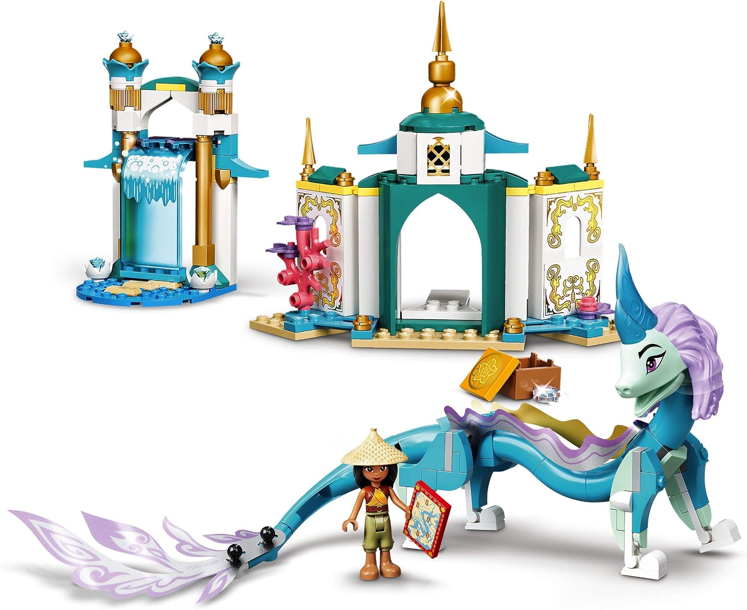 LEGO 43184 Disney Princess Raya and Sisu Dragon, Multicolor, QA - Image 3