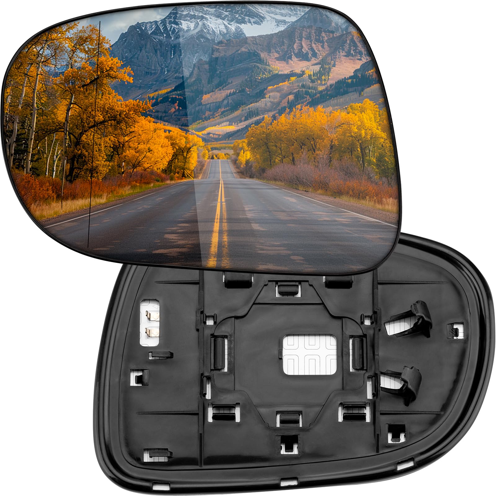 Photo 1 of LOIYLLEN Driver Side Mirror Replacement for Lexus ES350 2007 2008 2009, IS250 2006 2007 2008, IS350 2006 2007 2008 - Left Side Mirror Glass, Rear View Mirrors Glass with Power Heated