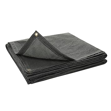 CAMPFEUER Premium Zeltboden, 5,0 x 2,5 m, Vorzeltboden, Campingteppich, Zeltunterlage mit Ösen für Camping und Outdoor