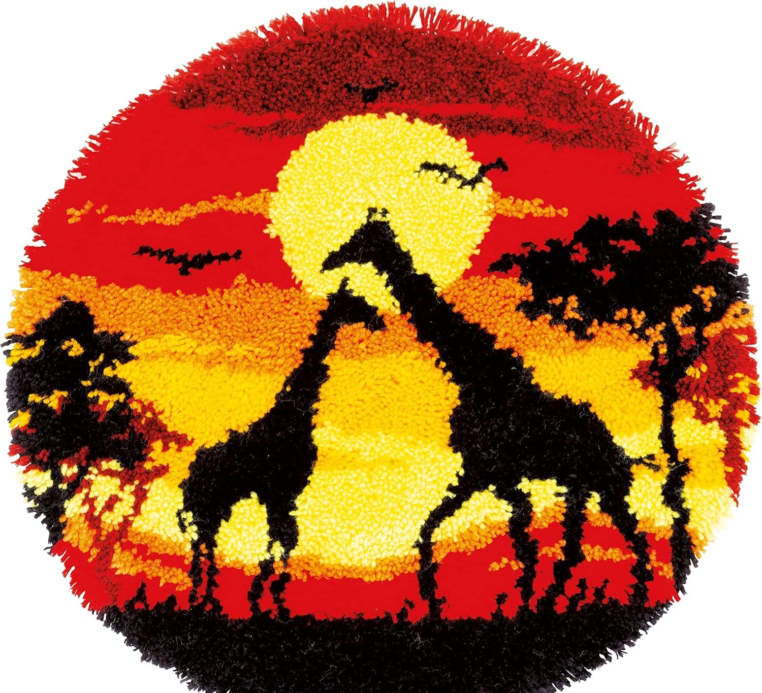 Vervaco Latch Hook Rug, Multicoloured, 55 x 55 cm — image 1