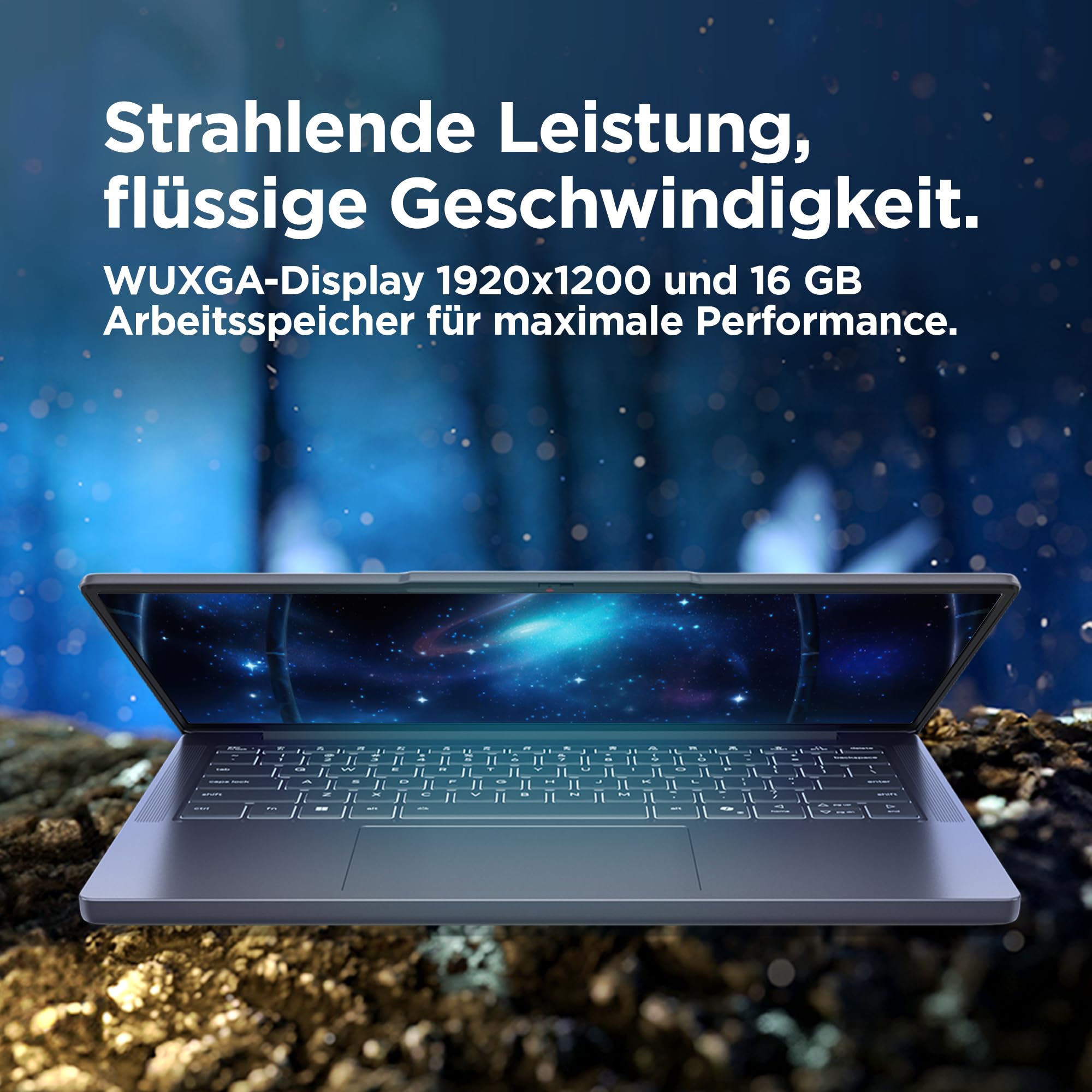 Lenovo IdeaPad Slim 3i Laptop | 14" WUXGA Display | Intel Core i5 13420H | 16GB RAM | 512GB SSD | Intel UHD Grafik | Win11 | QWERTZ | Luna Grau | 3 Monate Premium Care 5