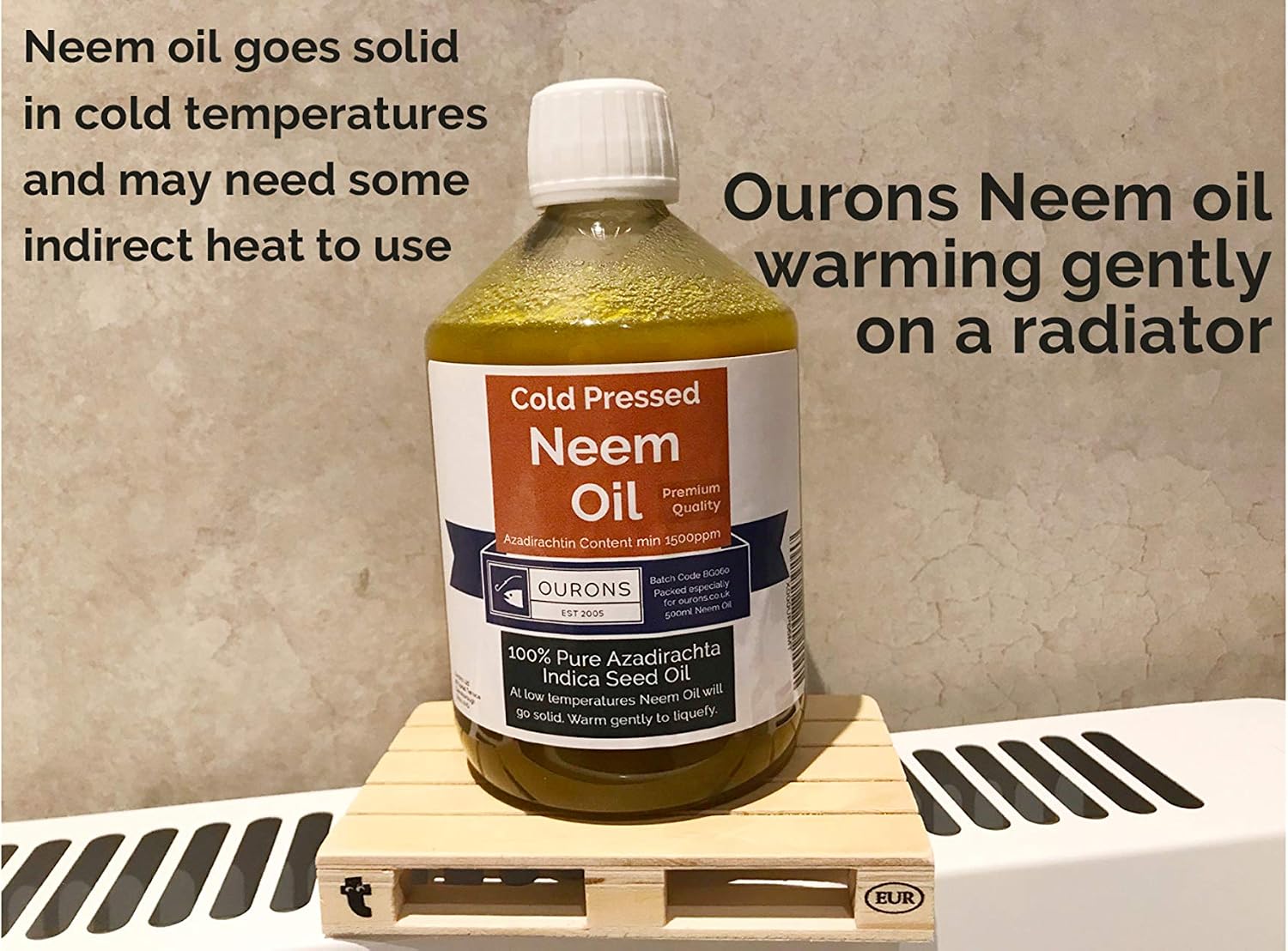Neem Oil - 500ml Pure Cold Pressed Premium Seed Oil From India, 500 ml (Pack of 1) - Image 4
