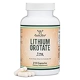 Lithium Orotate 5mg of Elemental Lithium for