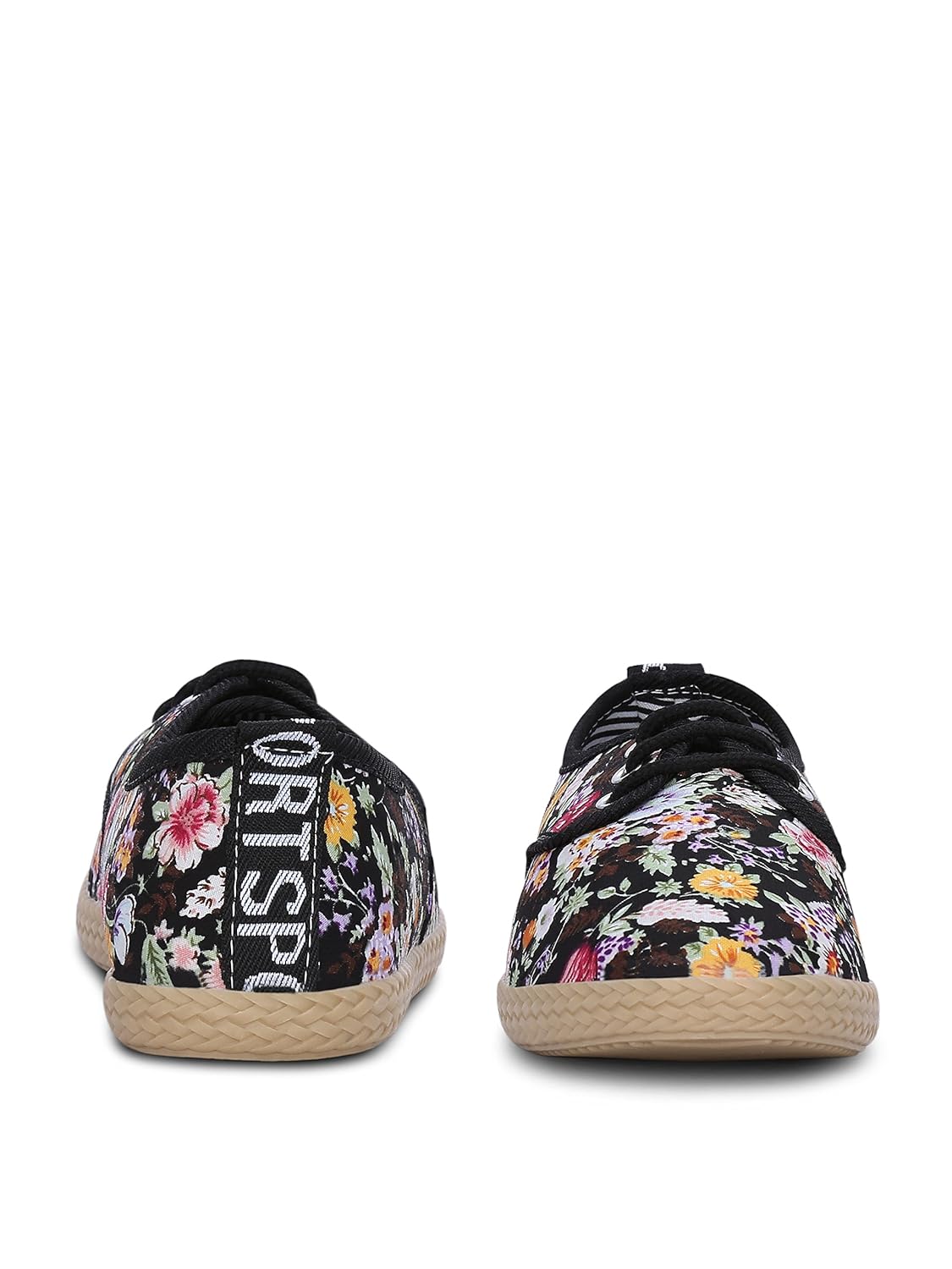 get glamr women's black sneakers