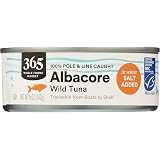 365 by Whole Foods Market, Tuna Albacore In Water Salt Added, 5 Ounce