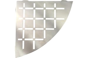 FROSCH Stainless Steel Shower Shelf, Corner - Quadrant (Brushed)