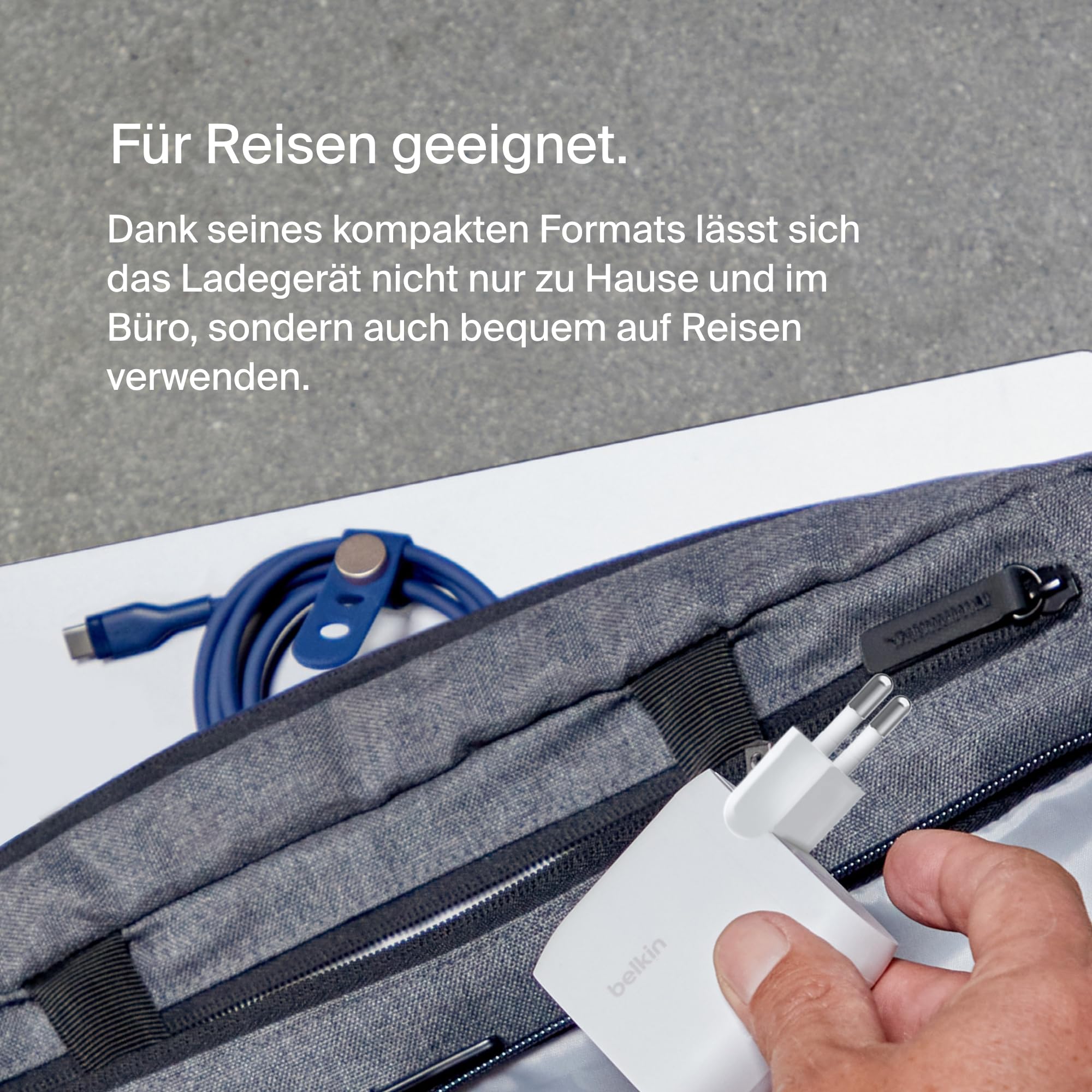Belkin BoostCharge USB-C PD-Ladegerät mit 2 Anschlüssen und PPS, 60 W für Apple iPhone 17/16/15, iPad, Samsung Galaxy, Google Pixel, kompatibel mit USB-C/Lightning-Kabel und USB-C/USB-C-Kabel – Weiß 4