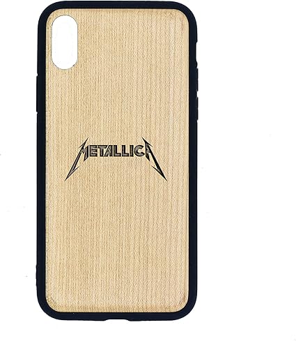 Amazon メタリカロックバンド Iphoneケース プレミアムスリム 軽量トラベラー木製保護電話ケース ユニーク スタイリッシュ 環境に優しい Iphone用デザイン Xs Max ケース カバー 通販