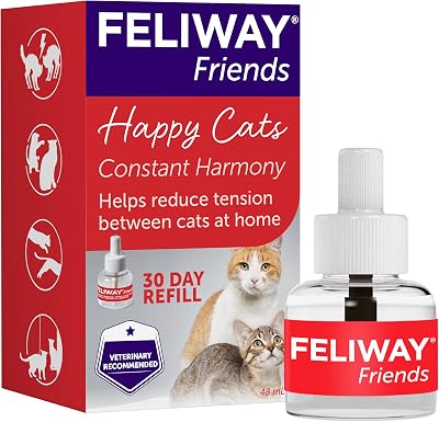 Feliway Friends 30 Day Cat Calming Odourless Refill 48ml Diffuser