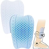 Shupakul 2Pcs/4Pcs Ski Guards Gel Pads, 6 x 4 Inch Snowboard Shin Pads, Reusable Ski Shin Protector Pad for Ski Boot Liner Reducing Pressure