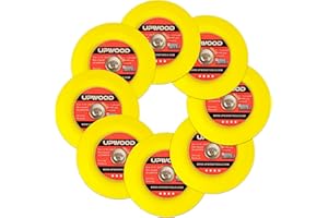 UPWOOD 8 pcs 3 inch 5/16"-24 Thread Hook and Loop Backing Pad for Mini Air Sander Polisher