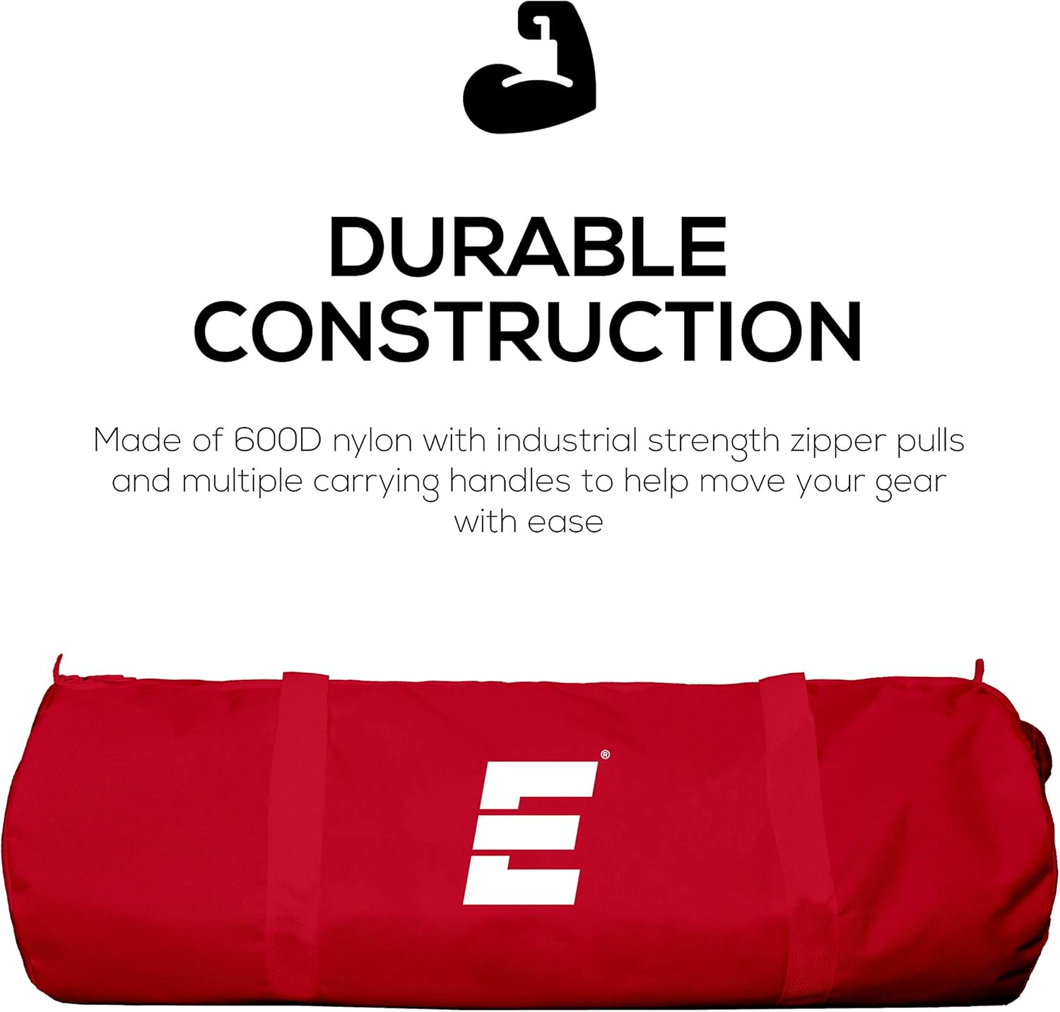 Epoch Sideline Team Bag - Extra Large Duffle Bag with Multiple Compartments - Waterproof Athletic Bag, Red : Sports & Outdoors