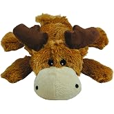KONG Cozie Marvin Moose Plush Dog Toy, for Small/Medium Dogs | Soft Indoor Cuddle Plush Toy with a Squeaker &amp; Minimal Stuffing, Great for Snuggling &amp; Gentle Indoor Play