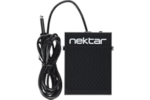 Nektar NP-1 Metal Foot Switch/Sustain Pedal, 3.07 x 1.77 x 6.81 inches