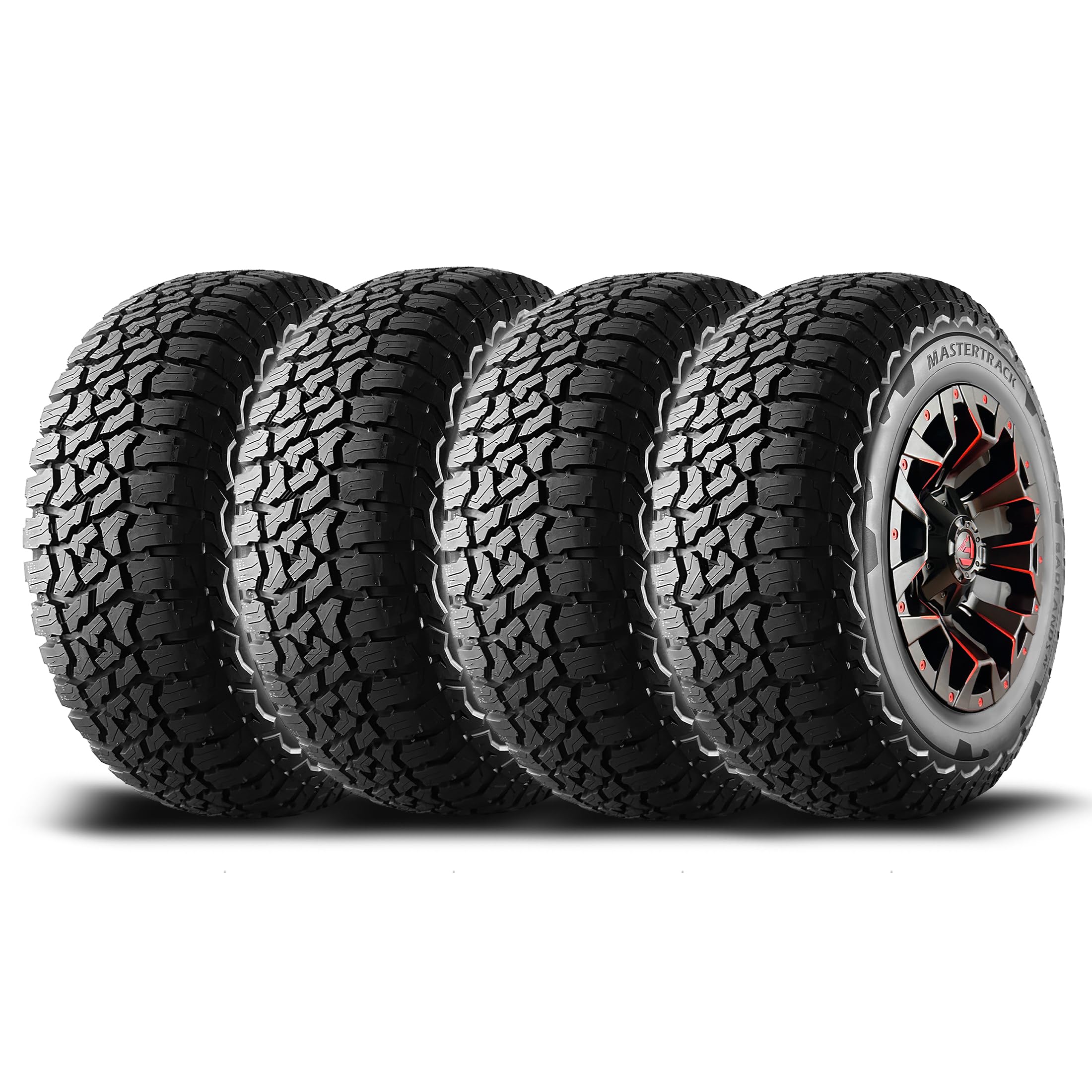 Set of 4 (FOUR) Mastertrack BADLANDS AT All Terrain