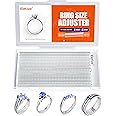 Ring Size Adjuster for Loose Rings,12 Pack-4 Sizes Invisible Transparent Silicone Guards Clip Jewelry Fitter Resizer,Fit Almost Any Ring for Women and Men