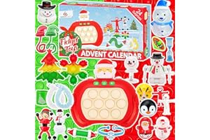 YOMESTE Fidget Advent Calendar 2025-24 Days of Surprises Fidget Bulk - Christmas Holiday Countdown Advent Calendars - Sensory