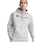 Champion Men's Fleece Script Logo Hoodie (Reg. Or Big & Tall)