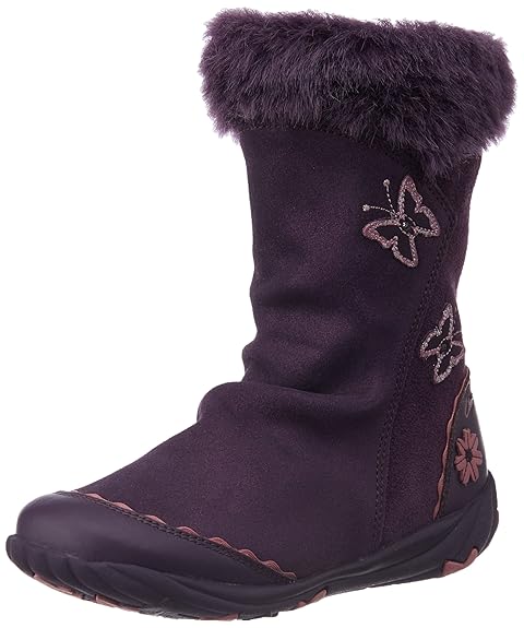 clarks boots kids purple