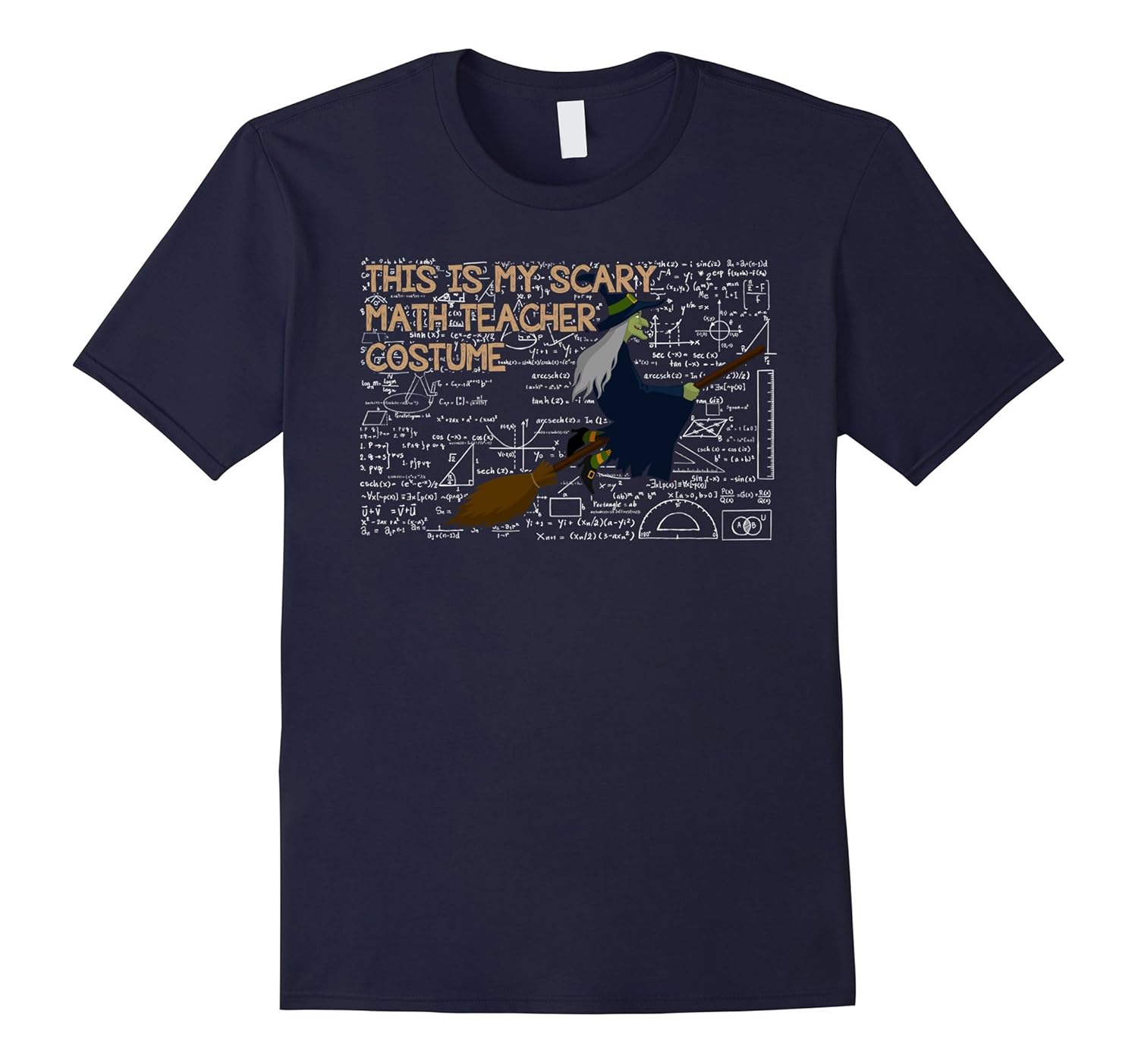 This Is My Scary Math Teacher Costume T-Shirt Math Lovers-ANZ