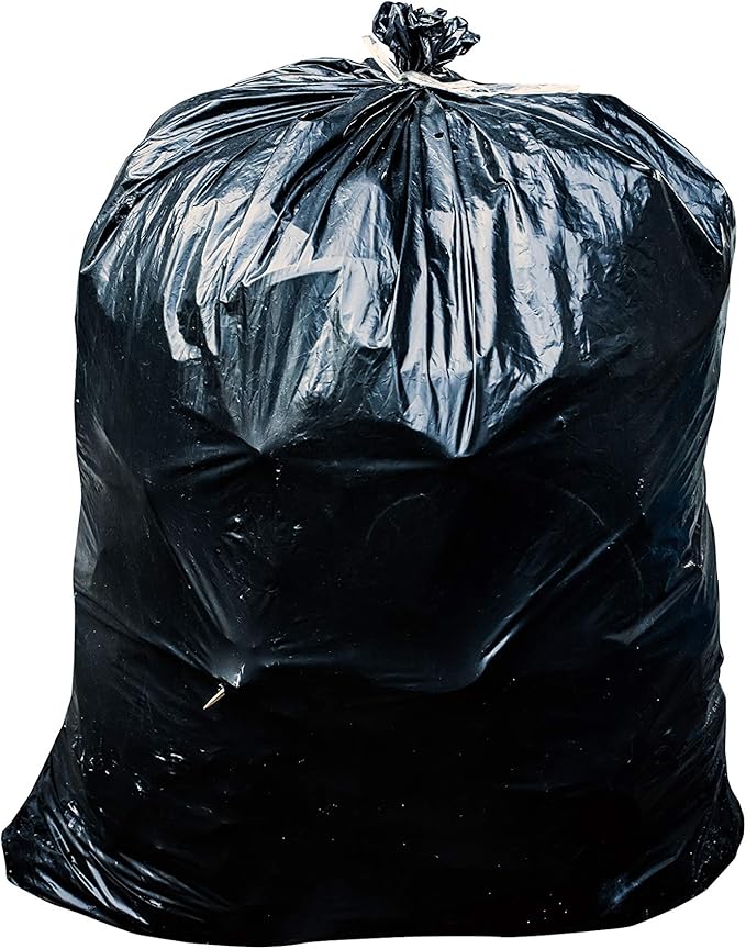Toughbag 95 Gal Trash bags, Black, 2 Mil, 61x68, 25 Garbage Bags Per Case Amazon.ca Patio