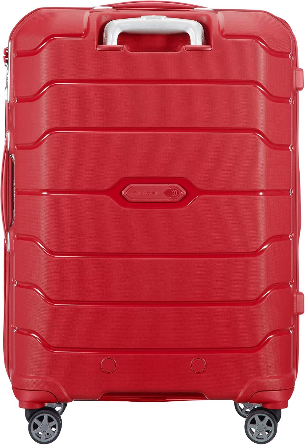 Samsonite Flux - Spinner M, Expandable Suitcase, 68 cm, 75/85 L, Red (Red), Spinner M (68 cm - 85 L) - Image 3