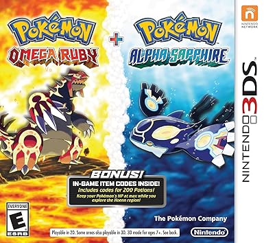 Amazon Com Pokemon Omega Ruby And Pokemon Alpha Sapphire Dual Pack Nintendo 3ds Video Games