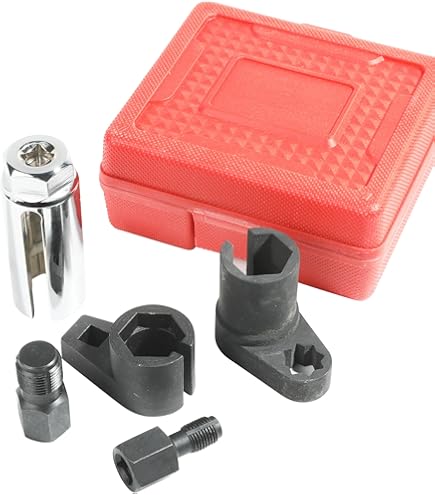 UN 1/2" 3/8" 22MM Offset Oxygen Sensor Socket Wrench O2 Tool Kit Set Adapter Engine Wrench Auto Repair Tool I.469739989 - Foto 7