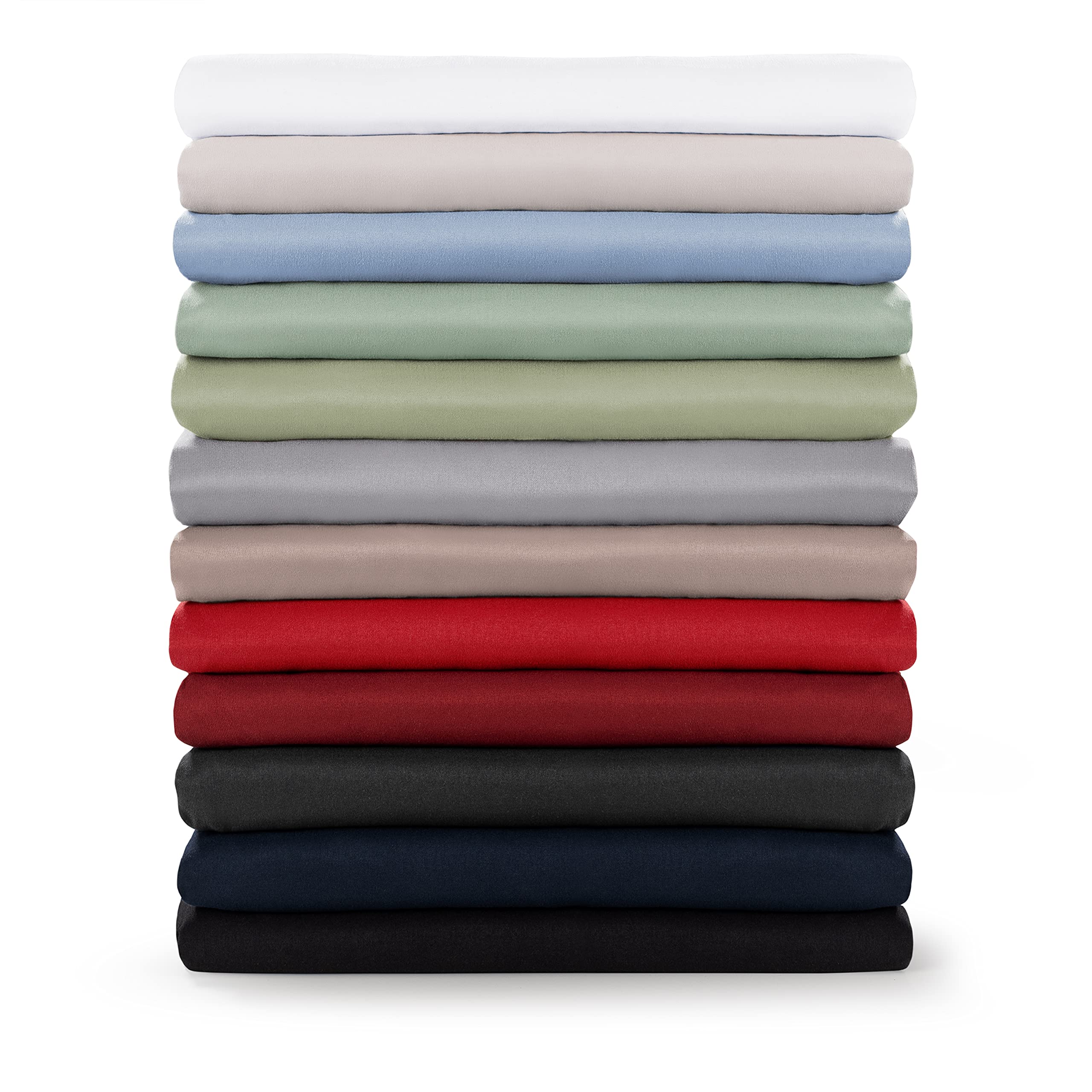 Blumtal Microfibre Flat Sheet - Soft Touch Single Flat Sheet, Wrinkle Free, Moonlight Grey