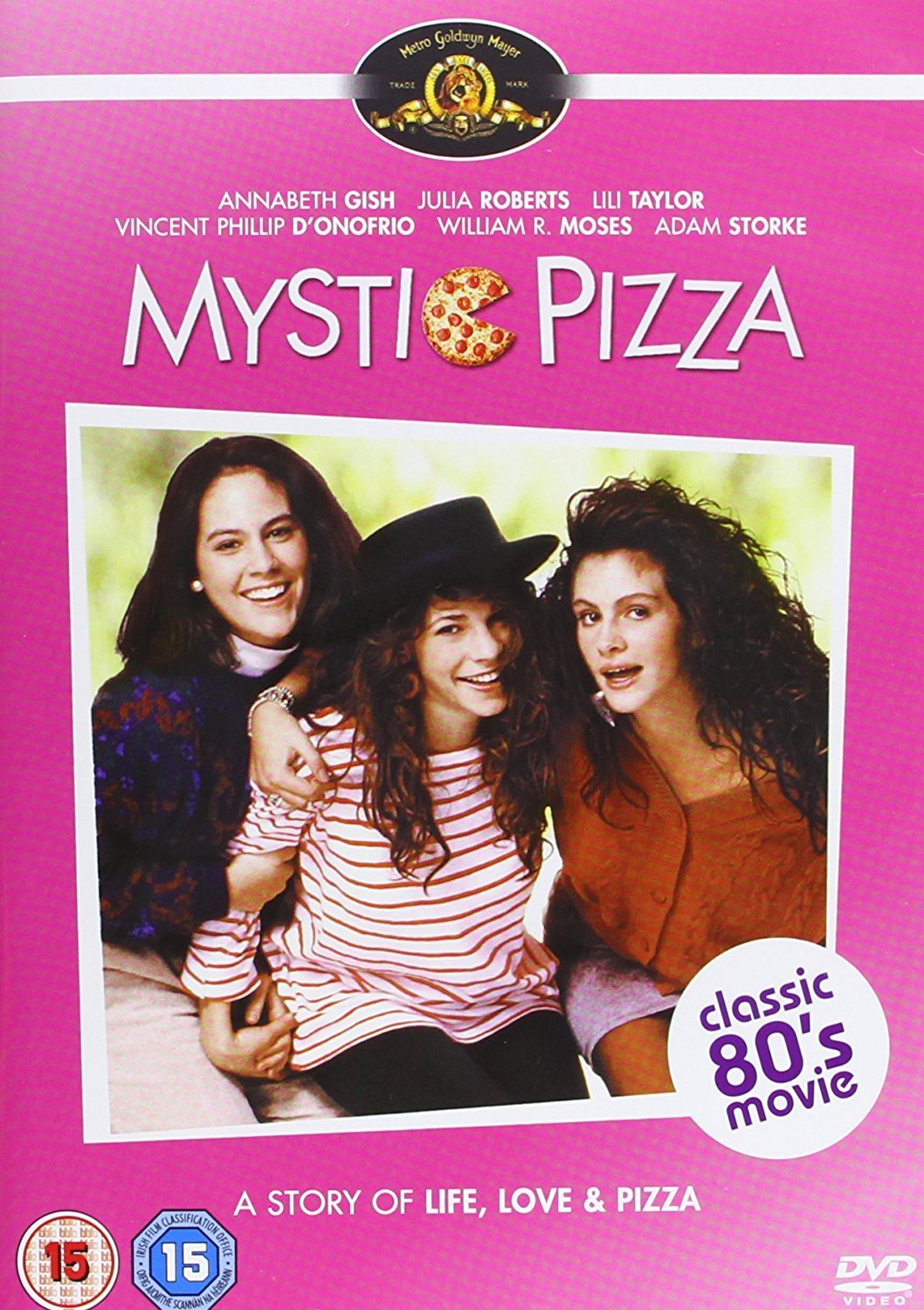 Mystic Pizza Annabeth Gish, Julia Roberts, Lili Taylor