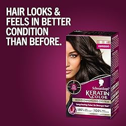 Schwarzkopf Keratin Color Permanent Hair Color, 3.0