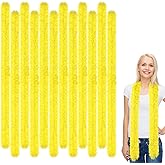 Xtinmee 12 Pcs Feather Boas Artificial Fluffy Boas for Party Bulk Color Feather Scarf for Women Christmas Tea Party