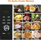 Techomey 1000W Combination Microwave Oven Grill Convection 34L view 4