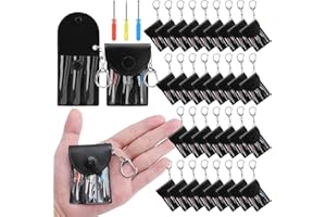 HOFASON 40 Sets Mini Screwdriver Keychains Set, Stocking Stuffers Party Favors Prize for Adult, Fathers Day Dad Gifts, Bulk G