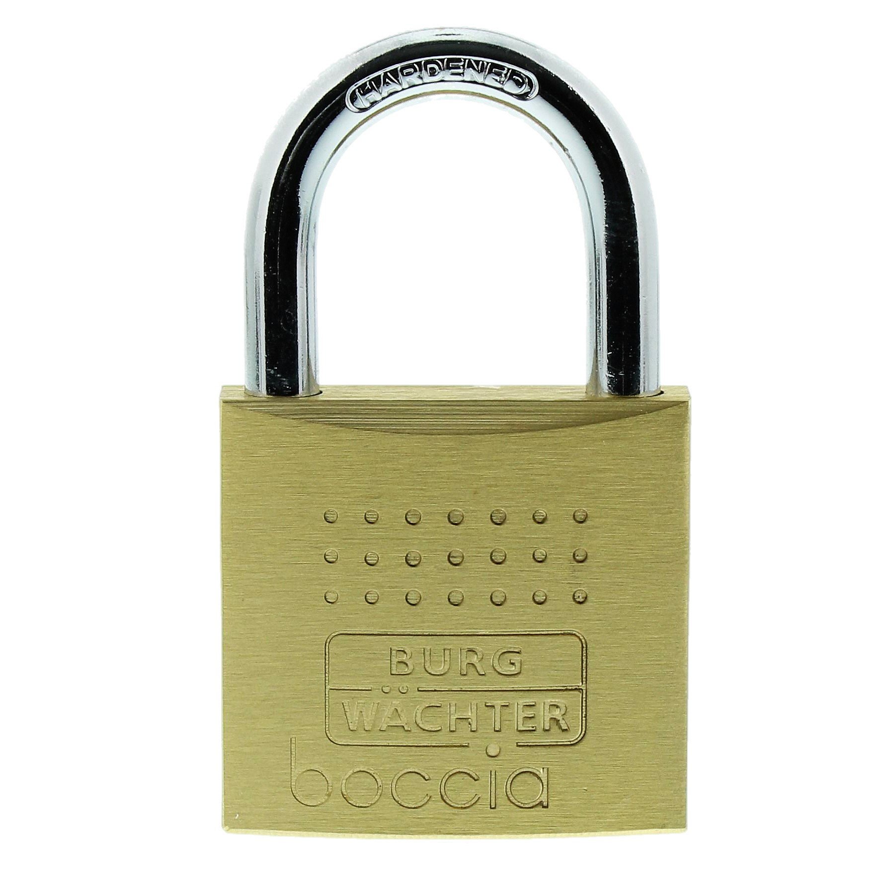 BURG-WÄCHTER, Padlock, 8 mm Shackle, 2 Keys, Cut Resistant, Boccia 450 50 SB — image 1