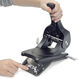 Rapesco 1015 Heavy Duty ALU 65 Metal 2-Hole Punch Black 65 Sheet view 3