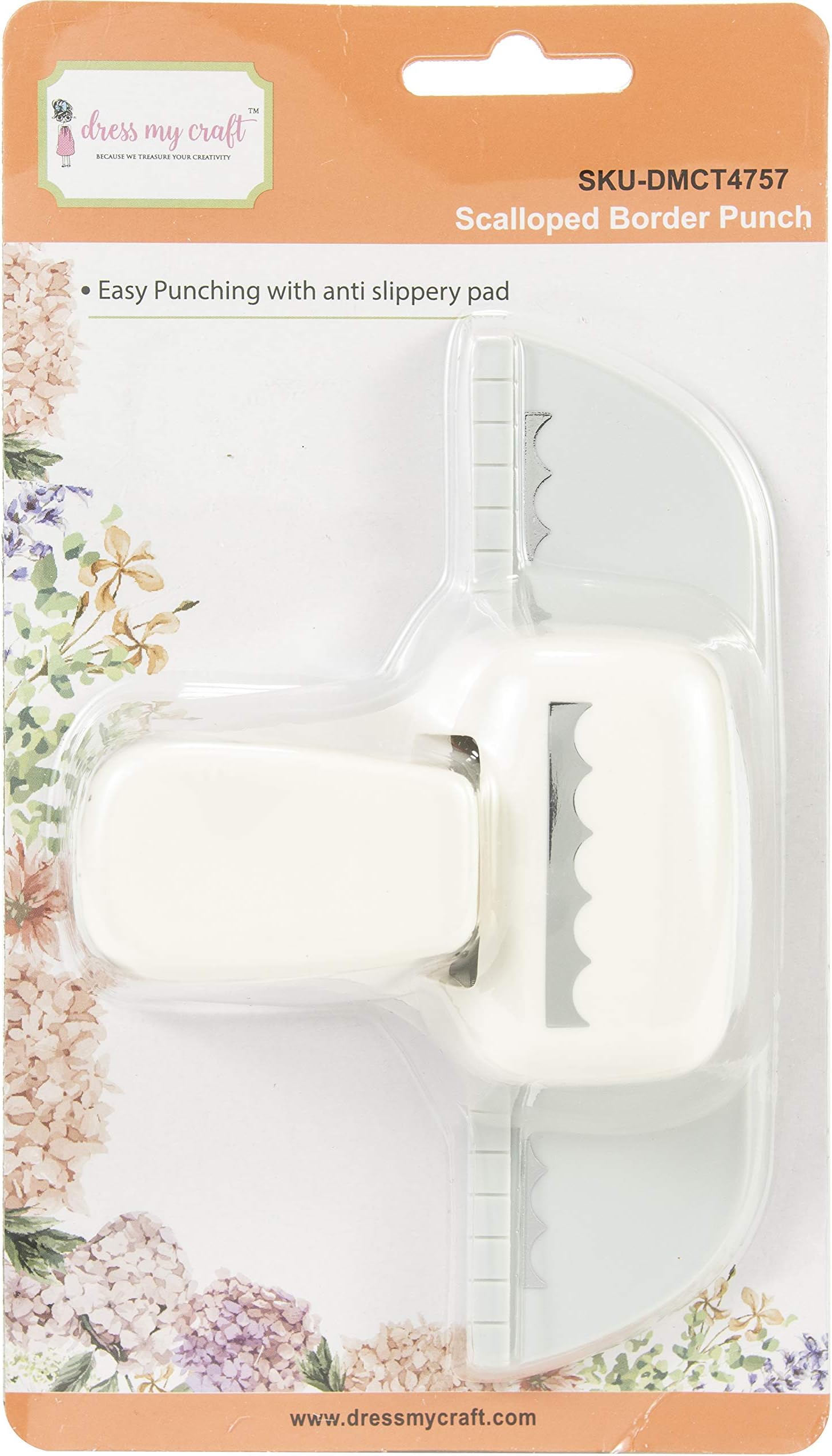 DRESS MY CRAFT/CRAFTER'S 3PL Paper, Scalloped Border Punch, One Size